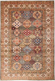 Kazak Tappeto orientale 200x300 Grigio (Pakistan) Annodato A Mano