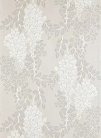 Farrow & Ball Carta da parati Wisteria - Skimming Stone/ Pavilion Gray/ Pointing