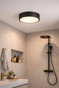 Brilagi - Plafoniera da bagno POOL 4xE27/15W/230V Ø 50 cm IP54 nera