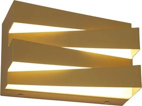 Searchlight 86410GO - Lampada da parete LED SECTION LED/18W/230V, finitura oro