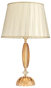 Lampada da tavolo CECILIA in cristallo Ambra Grande