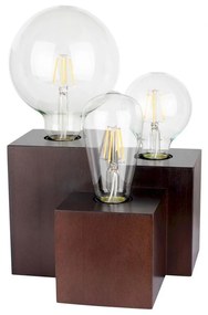 Spot-Light 2276376 - Lampada da tavolo VINCENT 3xE27/15W/230V