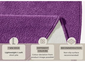 Tappeto rotondo viola scuro ø 133 cm Fancy - Hanse Home