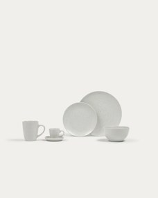 Kave Home - Ciotola Aratani in ceramica grigia chiara