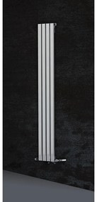 Kamalu - termoarredo radiatore bagno 180x30cm con elementi piatti modello kam-370