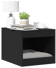 Recinto Per Lettiera Per Gatti Nero 47x59x42 Cm İn Truciolato /