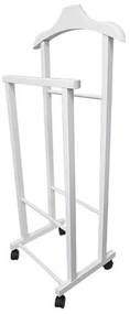 Indossatore appendiabiti da camera in legno LACCATO BIANCO