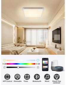 Immax NEO 07168-W40-LED RGB+CCT Lampada dimmerabile 50W/230V Wi-Fi Tuya white+TC