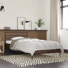 Giroletto Rovere Marrone 90x200 Cm Legno Multistrato E Metallo /