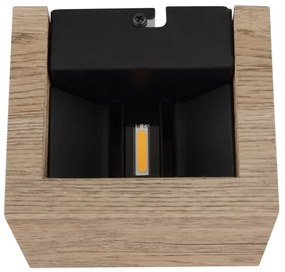 Globo 15553W1W - Applique a LED ALINA LED/8W/230V marrone