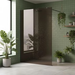 Parete doccia Rea Flexi Brown / Titan 140