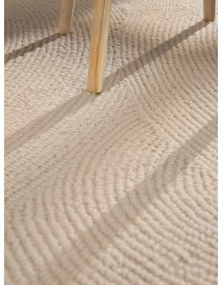 Passatoia colore naturale chiaro in lana tessuta a mano 80x300 cm Eleni Natural White – Hanse Home
