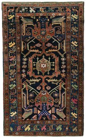Hamedan Tappeto 120 x 210 Blu (Iran) Annodato A Mano