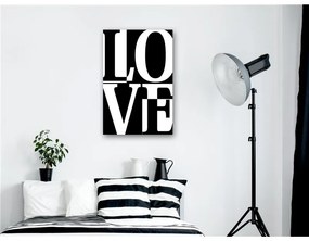 Quadro Black and White Love (1 Part) Vertical