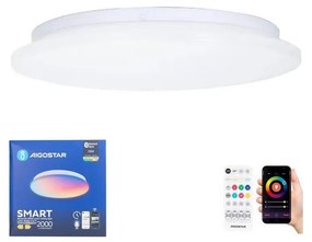 Aigostar LED RGBW plafoniera bagno 18W 230V IP44 con telecomando