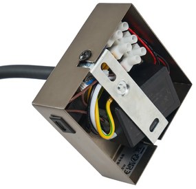 Lampada da parete moderna color canna di fucile con porta USB-C - Gosna