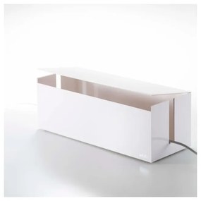 Scatola per caricabatterie bianca Scatola per cavi web - YAMAZAKI