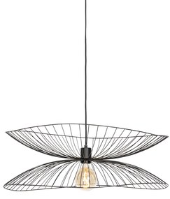 Lampada a sospensione di design nera 66 cm - Pua