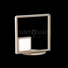 Lumetto dowel oro led 3000k 2085lm 25w touch dimmer 26x26cm