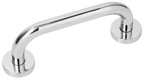 Maniglione di sicurezza cromato 30 cm per disabili in acciaio inox