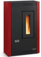 Extraflame nordica luisella 5.0 stufa a pellet ventilata 5 kw - 146 m riscaldabili - bordeaux - 1288200