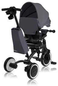 Lionelo - Triciclo per bambini TRIS PLUS Grigio Pietra
