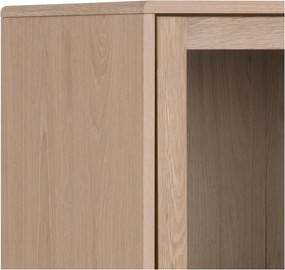 Vetrina in rovere 80x145 cm Aston - Actona