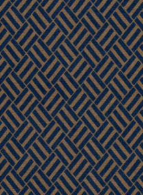 Coordonne Tapete Crosshatch - Ultramarine