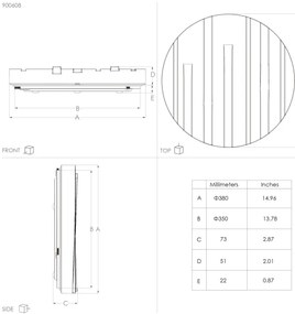 Eglo 900608 - Plafoniera LED FERENTINO LED/19,5W/230V diametro 38 cm