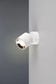 Guayana spot orientabile anche da incasso metallo bianco h. 12cm 1 ...
