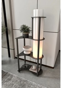 Lampada da terra con ripiani NOTO 1xE27/40W/230V nera