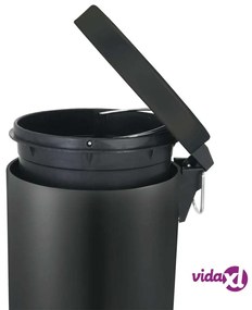 EKO Pattumiera a Pedale Classic 30 L Nera