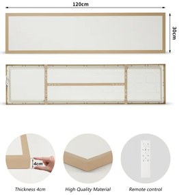 Brilagi-LED Lampada da bagno dimmerabile FRAME SMART LED/50W/230V 120x30 IP44 + telecomando