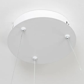 Brilagi - Lampadario a sospensione su cavo dimmerabile FALCON II LED/67W/230V Ø 40 cm bianco + telecomando