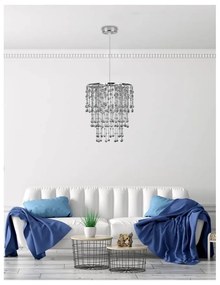 Lampada a sospensione in argento ø 22,5 cm Roni - Candellux Lighting