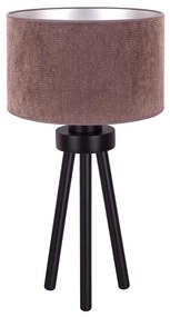 Duolla - Lampada da tavolo LYON 1xE27/15W/230V diametro 30 cm marrone