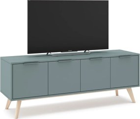 Mobile TV verde polveroso 140x53x40 cm Pisco – Marckeric
