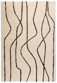 Tappeto bianco/nero 80x150 cm Routa – Universal