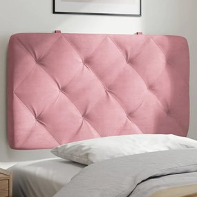 Cuscino Testiera Rosa 90 Cm İn Velluto /