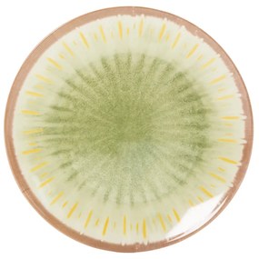 Piatto frutta 23 cm in melammina verde Soler