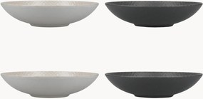 Set di 4 piatti da pasta Napoli