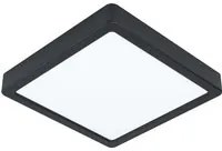 Plafoniera Moderna Fueva 5 In Acciaio Nero Led Integrato 17W 4000K Ip20